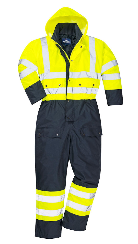 Hi-Viz Contrast Coverall (Lined) – Fire-End